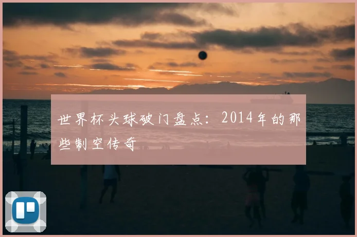 世界杯头球破门盘点:2014年的那些制空传奇